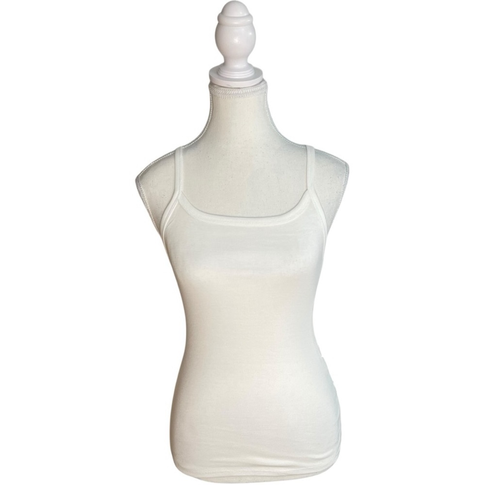 UO BDG Off-Duty Ribbed Cami Camisole White